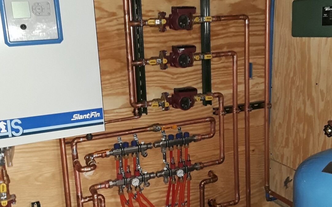 Boiler & In-Floor Install, Yale