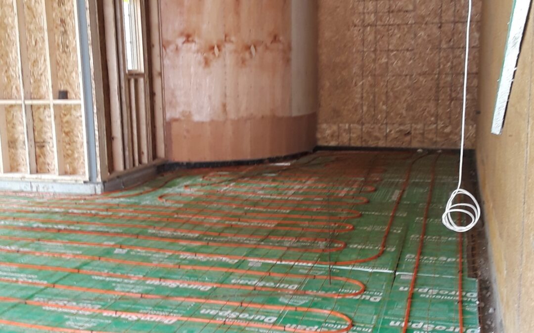 In-Floor Heat Tubing, Bloomfield Hills