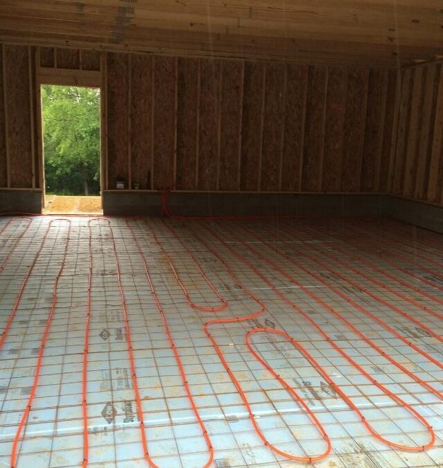 In-Floor Heat Tubing, Lapeer