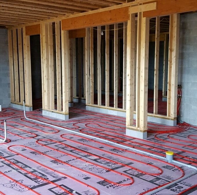 In-Floor Heat Tubing, Lexington