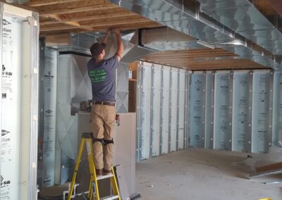 New Construction with Custom Ductwork, XX Location