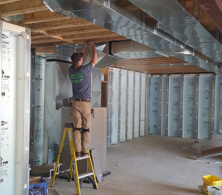 New Construction with Custom Ductwork, XX Location