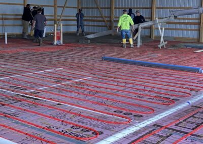 New Construction In-Floor Radiant Heating, Brown City